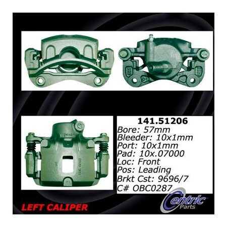 Centric Posi Quiet Loaded Caliper , Posi Quiet 142.51205